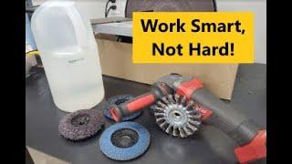 Easiest and fastest ways to remove MILL SCALE! Seriously.