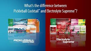 What's the difference between Pickleball Cocktail™ and Electrolyte Supreme™?