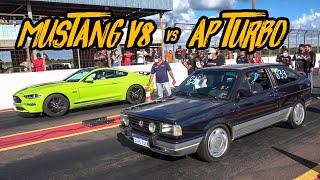 ESPORTIVO VS GOL TURBO! V8 AGUENTA PRESSÃO DO AP?