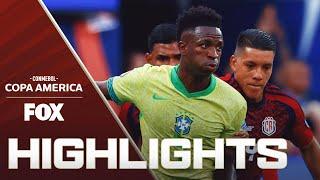 Brazil vs. Costa Rica Highlights | 2024 Copa América