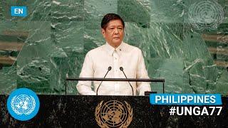  Philippines - President Addresses United Nations General Debate, 77th Session (English) | #UNGA