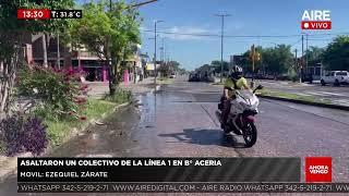  Dramático asalto: un ladrón subió a un colectivo, robó a pasajeros y fue detenido al bajar 