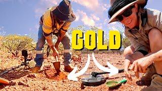 Massive Gold Nugget Haul continues – Virgin Patch found with Metal Detectors in Outback Australia