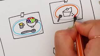 Diary decorating with STABILO point 88 & Pen 68