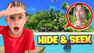 EXTREME HIDE & SEEK ON ISLAND! *100 KIDS EDITION* ️