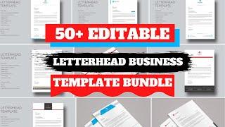 50 Best Free Microsoft Word Corporate Letterhead Templates Bundle