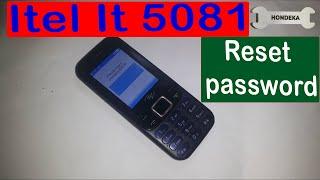 How to remove forgotten password on Itel It 5081,Reset password Itel It 5081