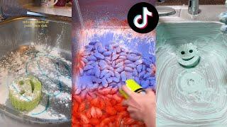 ASMR Sink Cleaning Satisfying Tiktok Compilation - Part 11