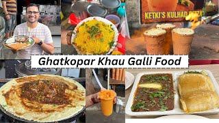 Ghatkopar Khau Galli | Ice Dhokla Chaat, Manchurian Dosa, Pav bhaji and more