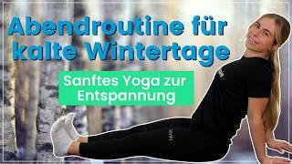 Yoga Evening Routine for Cold Winter Days 4k