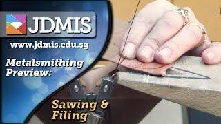 Jewellery Making: JDMIS Metalsmithing Course Preview part 3 - Sawing & Filing