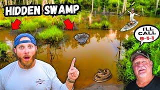 Exploring Darrell's DANGEROUS Hidden Pond **mystery animal encounter**