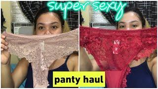 SUPER SEXY LACE PANTIES LINGERIE HAUL | Try on Haul #sexyvideo #shoppinghaul #pantyhaul