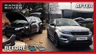 Rebuilding a Wrecked / Salvage / Damaged Range Rover Evoque - in 10 mins