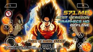 DRAGON BALL SUPER TENKAICHI TAG TEAM MOBILE PPSSPP 2024 MOD DBZ TTT ISO Graphics HD - Permanent Menu