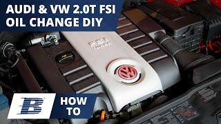 How to Change the Oil on Audi/VW 2.0T FSI Engines