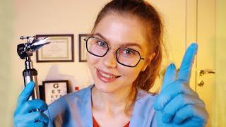 ASMR Ear Nose Throat Exam by Medical Student RP, Personal Attention