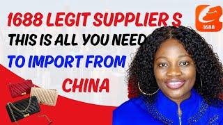 How I Get Trusted And Legit Suppliers On 1688 | How To Verify A Supplier On 1688 | China Importation