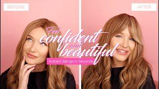 How To Wear The U-Dream Clip On Bangs - Milano Collection