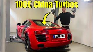 Ich habe die BILLIGSTEN TURBOS gekauft und baue sie an mein R8 | Selfmade Biturbo 01