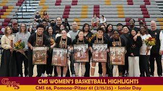 CMS Women's Basketball Highlights vs. Pomona-Pitzer