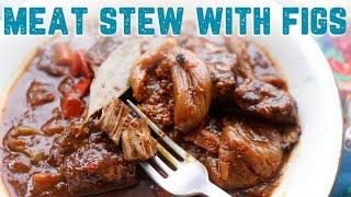 PERFECT STEW Recipe from my FIRST BOOK: Meat Stew with Figs! Sister of Beef Bourguignon and Tajin!