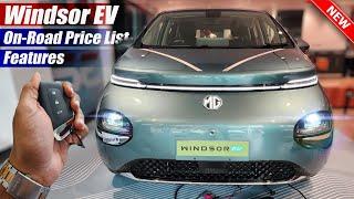 2024 MG Windsor Electric, On Road Price List, Range, Charge Time, Specs