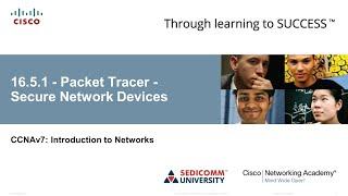 Курс Молодого Бойца Cisco Часть 1 2021 CCNA ITN 16.5.1 Cisco Packet Tracer – Secure Network Devices