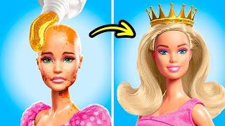 Barbie Needs a Total Makeover! From Nerd to Princess