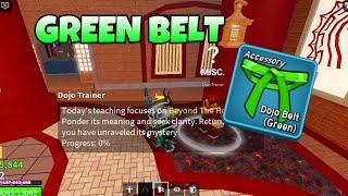 GREEN BELT "Dojo Trainer" - Blox Fruits Dragon Update