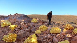 How to mine gold in this quarry? (digging up nuggets)