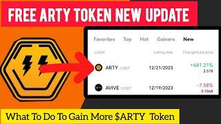 ARTYFACT $ARTY Free Airdrop | ARTY Listing Update | ARTY launch price | ARTY latest update