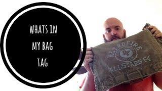 Whats in my bag tag / baldbookgeek