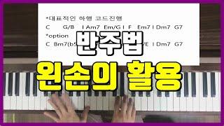 [코드반주법] 왼손의 활용 | 코드반주 | 반주법 배우기