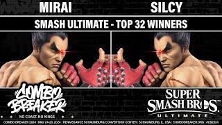 COMBO BREAKER 2024 TOP 32 WINNERS - Mirai (Kazuya) vs Silcy (Kazuya) - Smash Ultimate