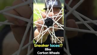 Shoe Laces?! The Secret Behind Carbon Bike Wheels ‍️ Berd Spokes ⭐