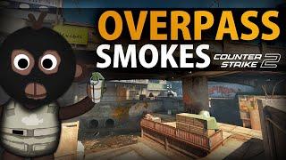 CS2 - Essential Overpass Smokes (2023)