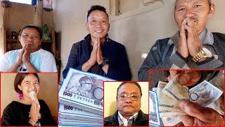 Kul brother sent us help money from USA , Rs 33212 for Jungle man, sumnima & me bhumi