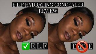 THE NEW ELF HYDRATING CONCEALERS ARE BETTER THAN TARTE SHAPE TAPE ! | ELF CONCEALER REVIEW