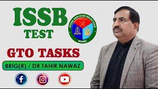 ISSB TEST GTO TASKS(Group Testing Officer)(PAK-ARMY) I Details by Brigadier Dr Muhammad Tahir Nawaz
