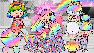 Everything I Touch Turns Into Rainbow | Toca Life Story | Toca Boca