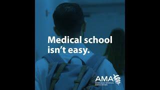 Medical school is hard. AMA supports you today and protects your future.