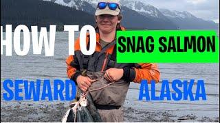 How to Snag Salmon Seward Alaska Setup. DIY