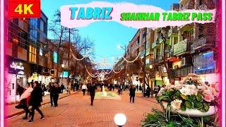 4K Walk TABRIZ 2022 - Walking on the pavement of Shahriar, Tabriz