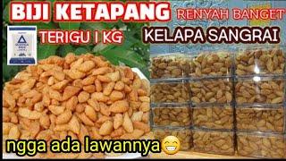 RESEP BIJI KETAPANG GURIH DAN RENYAH PAKAI KELAPA PARUT