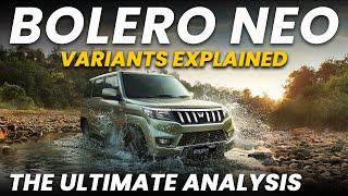 Mahindra Bolero Neo Variants Explained | N4, N8, N10, N10 (O)