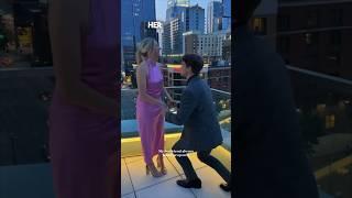 He used to fake propose to his girlfriend until this happened ️