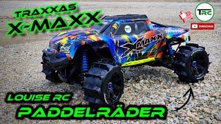 Traxxas X-Maxx mit Paddelräder von Louise RC