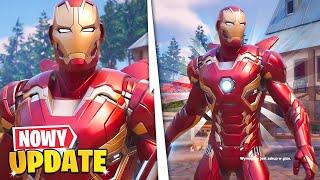 UPDATE IRON MANA W FORTNITE! Nowe Mityki, Skiny, Zmiany na Wyspie...