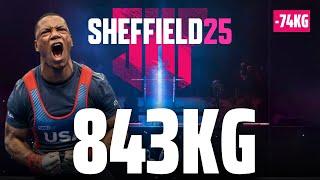 Austin Perkins -74 | 843kg Total | Sheffield 2025